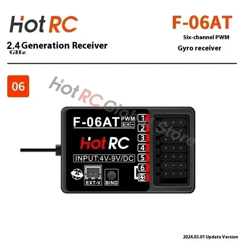 HOTRC 2,4GHz 4/6/8-Kanal F-04A – Drone Racing Receiver Bewertung und Preis